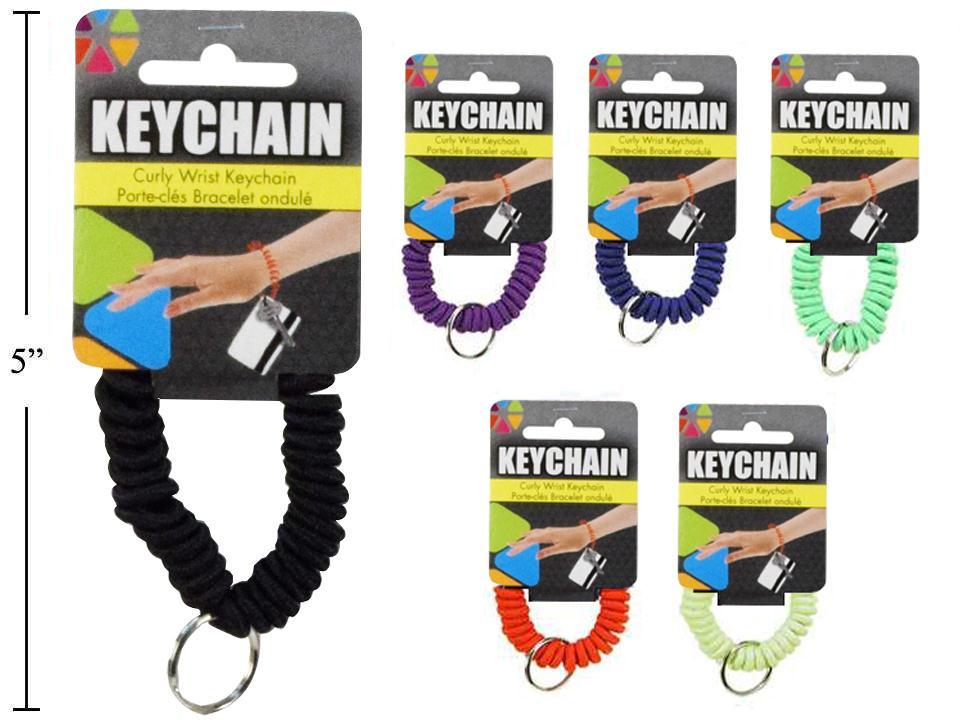 Curly Wrist Keychain