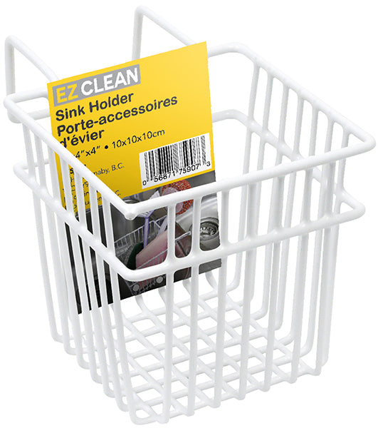 4-inch Vinyl-Coated Sink Sponge & Brush Holder