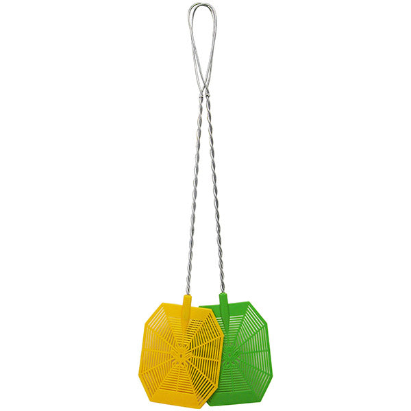 21-Inch Fly Swatters, 2-Pack with Wire Handle