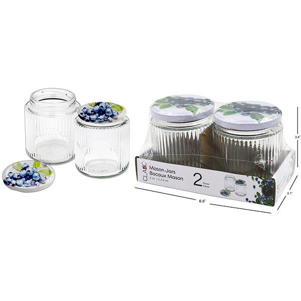 Jar Mason 2Pk 240 ml