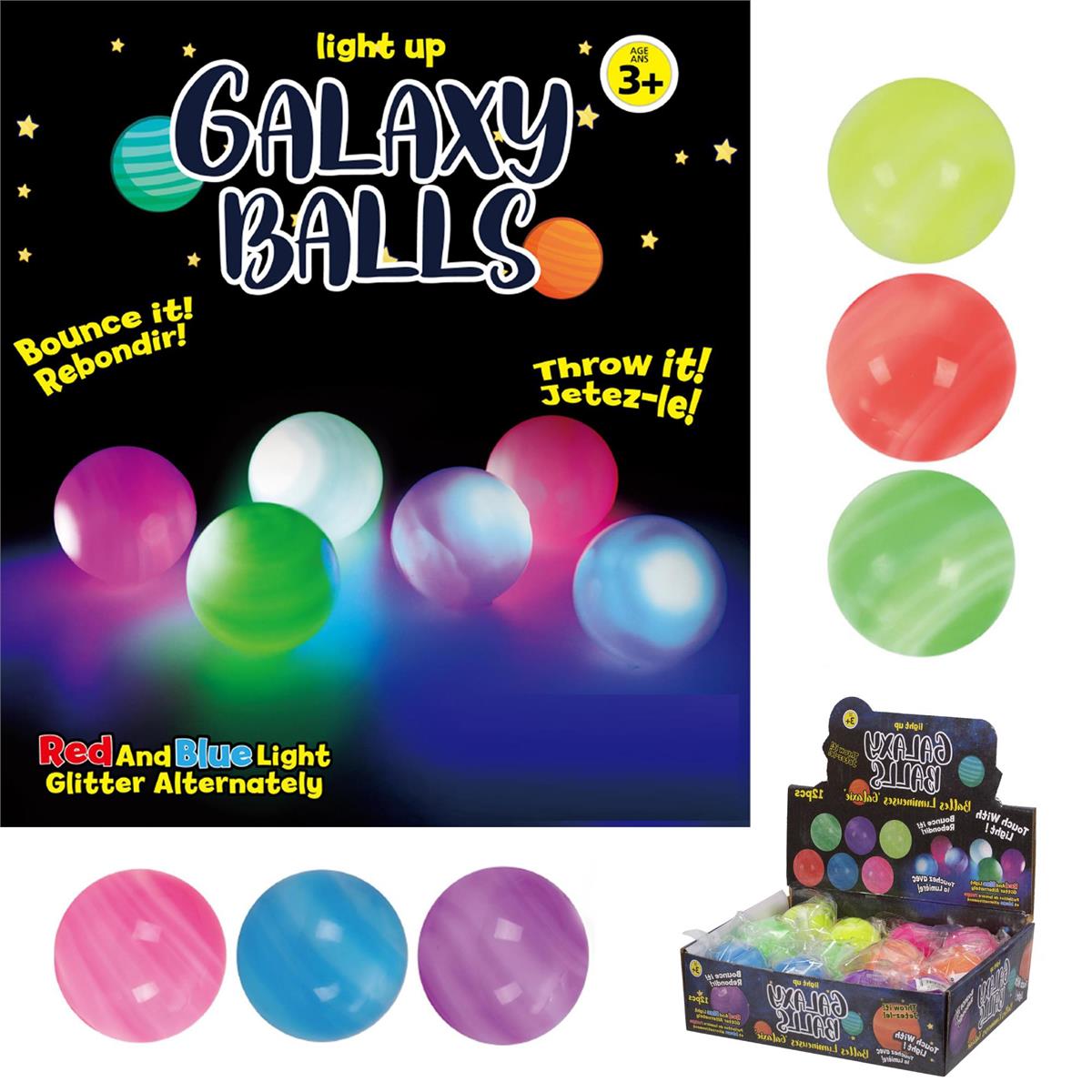 Light Up Galaxy Balls