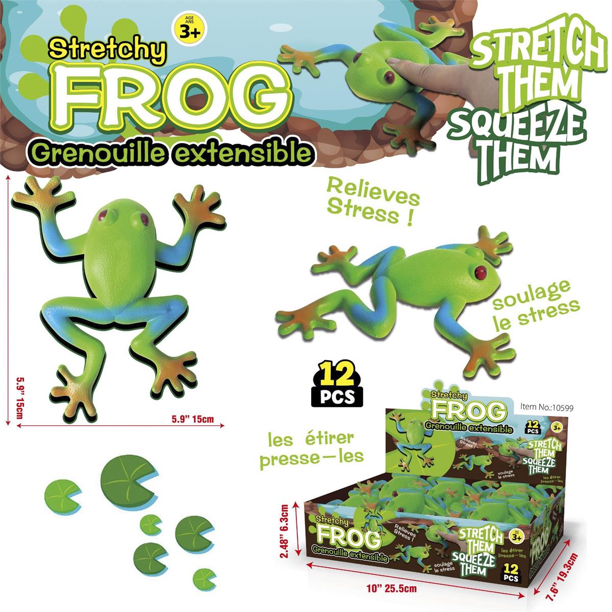 Stretchy Fidget Frog Toy