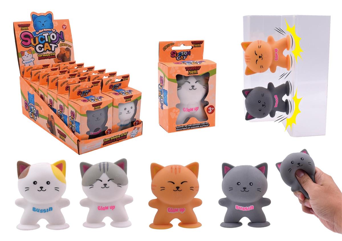 Squeeze Suction Cat Toy