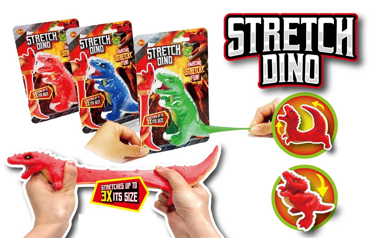 Fidget Stretchy Dinosaur, 3-pc.