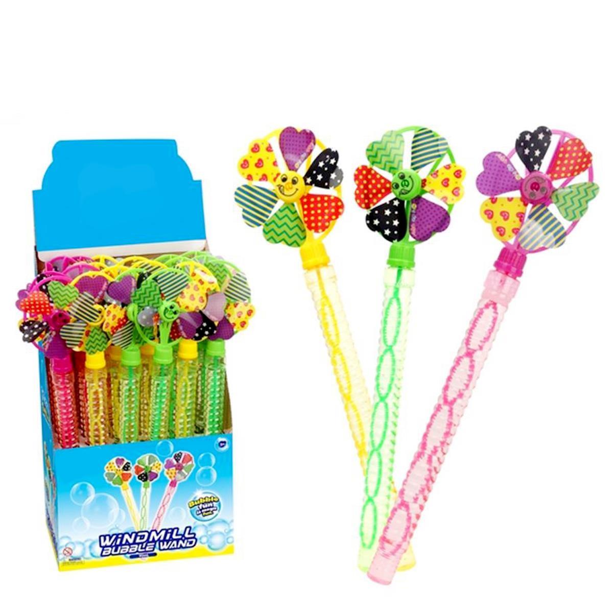 Sunny Dayz Windmill Bubble Wand, 95ml, 3pcs
