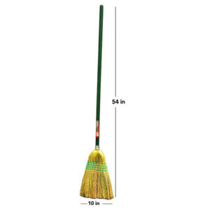 Corn Broom with Wooden Handle