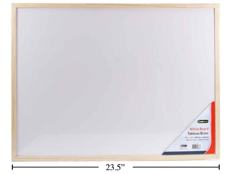 Desk Tech 18x24" White Board with 2 Metal Hangers