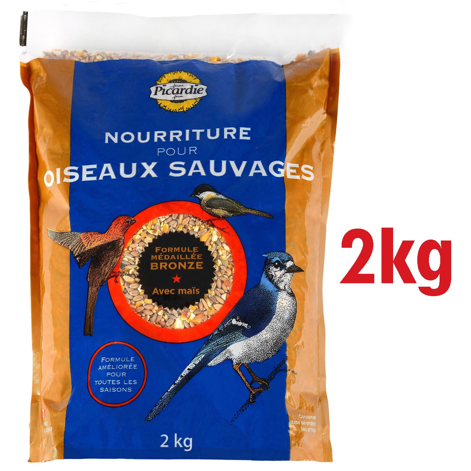 Picardie Wild Bird Seed Mix, 2 kg