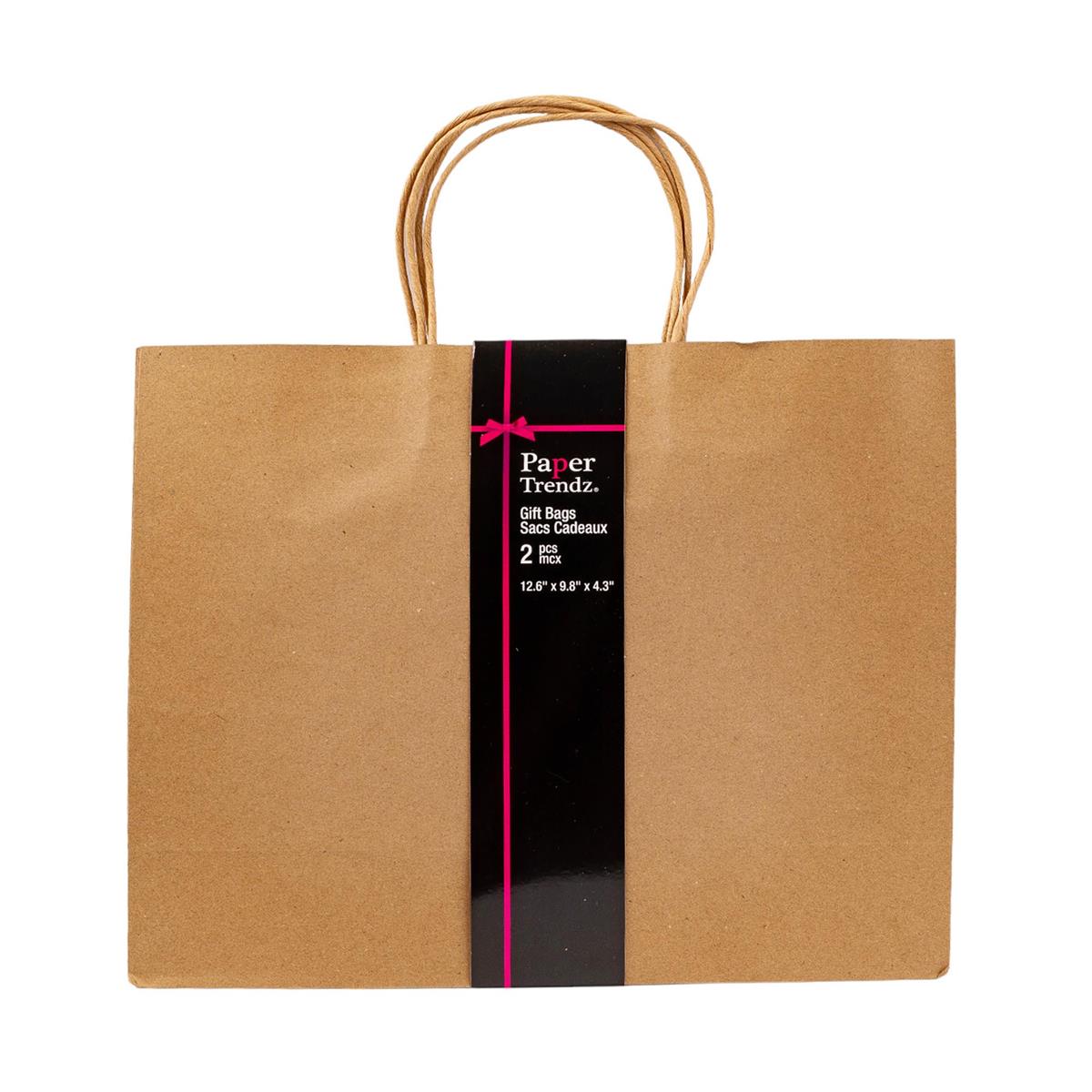 2-Pack Kraft Gift Bags
