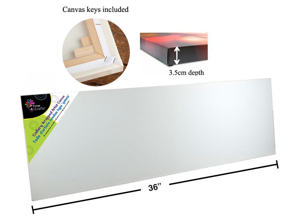 Time 4 Crafts Gallery Canvas, 12 x 36 in.