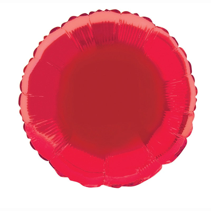 Solid Round Foil Balloon 18"