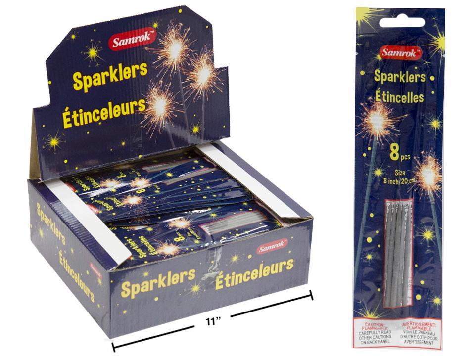 8" Sparkler, 8-Pc.