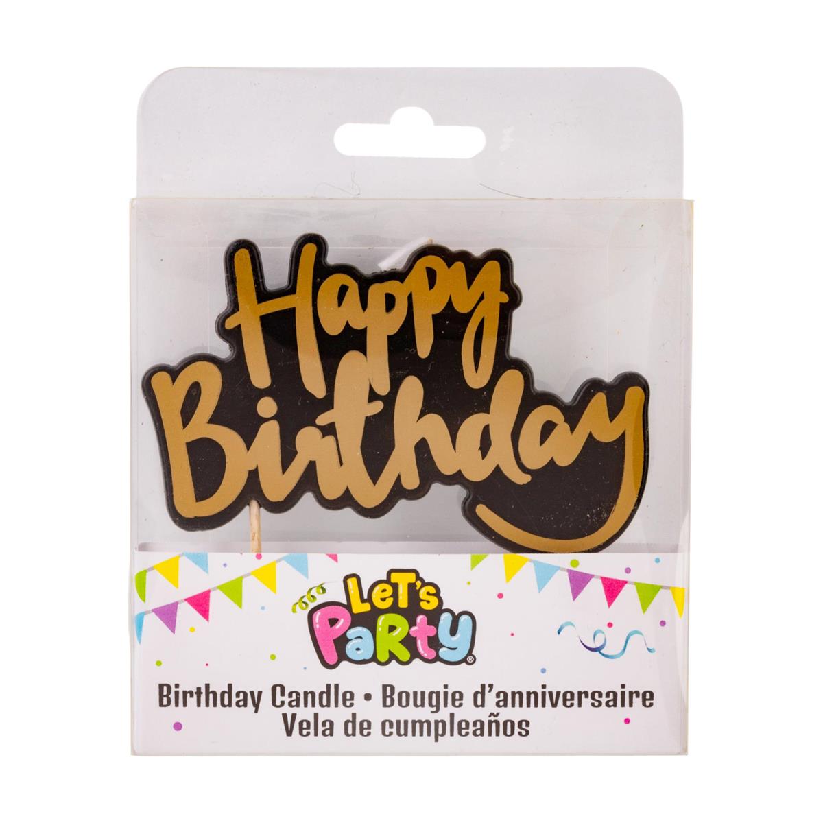 Happy Birthday Candle Set