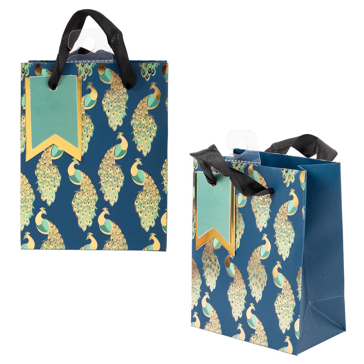 Small Peacock Gift Bag
