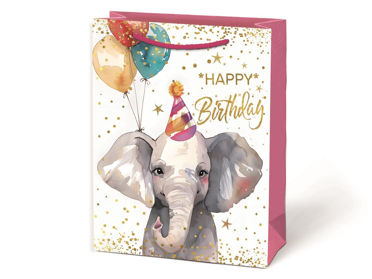 Jumbo Matte Elephant Gift Bag