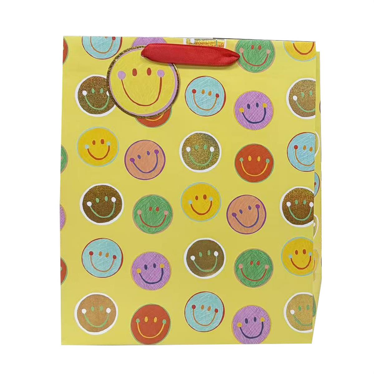 Smiley Faces Large Gift Bag