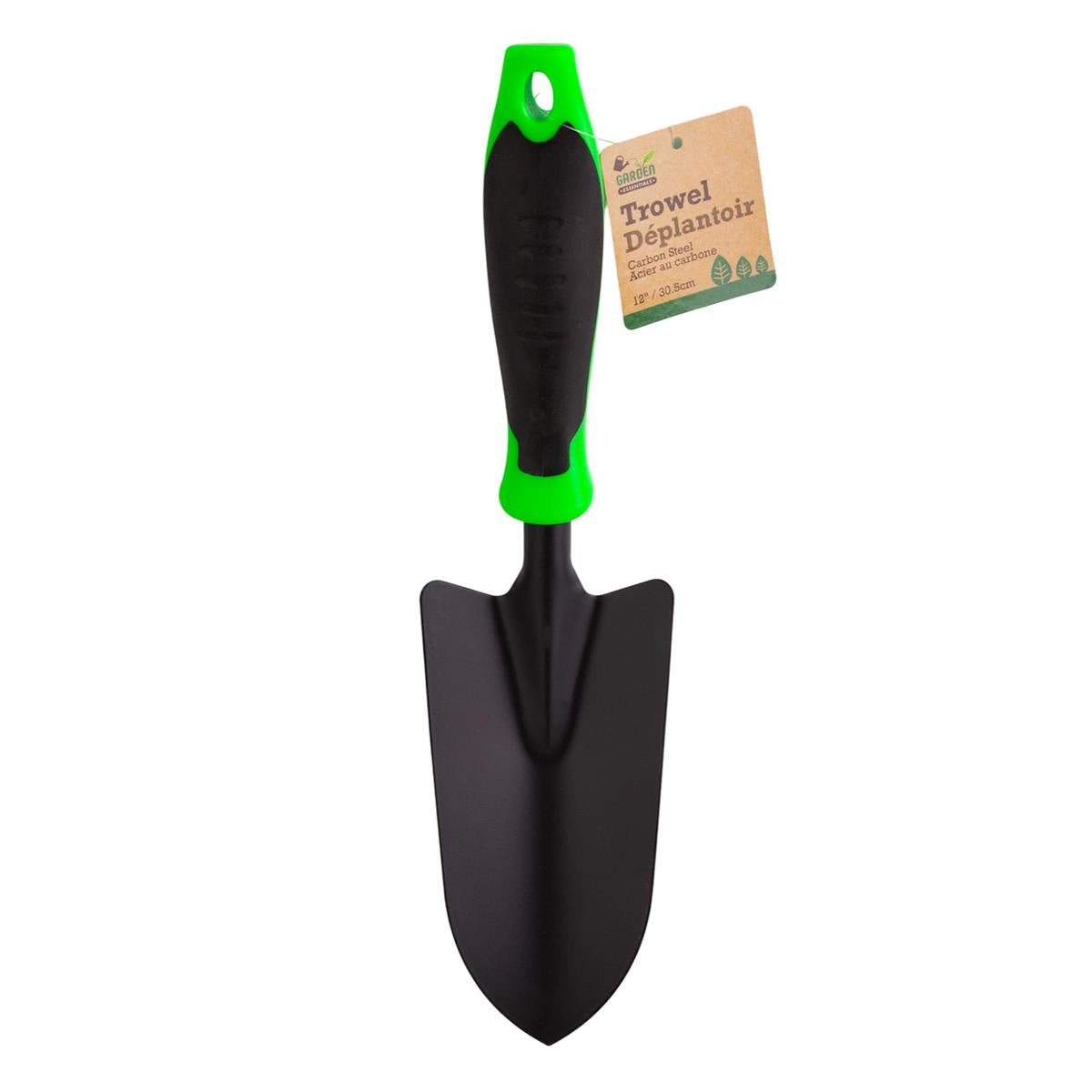 Garden E. 12" Carbon Steel Garden Trowel with Plastic Handle