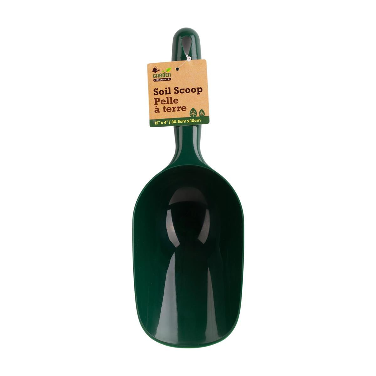 Plastic Soil Scoop, 12"x4"