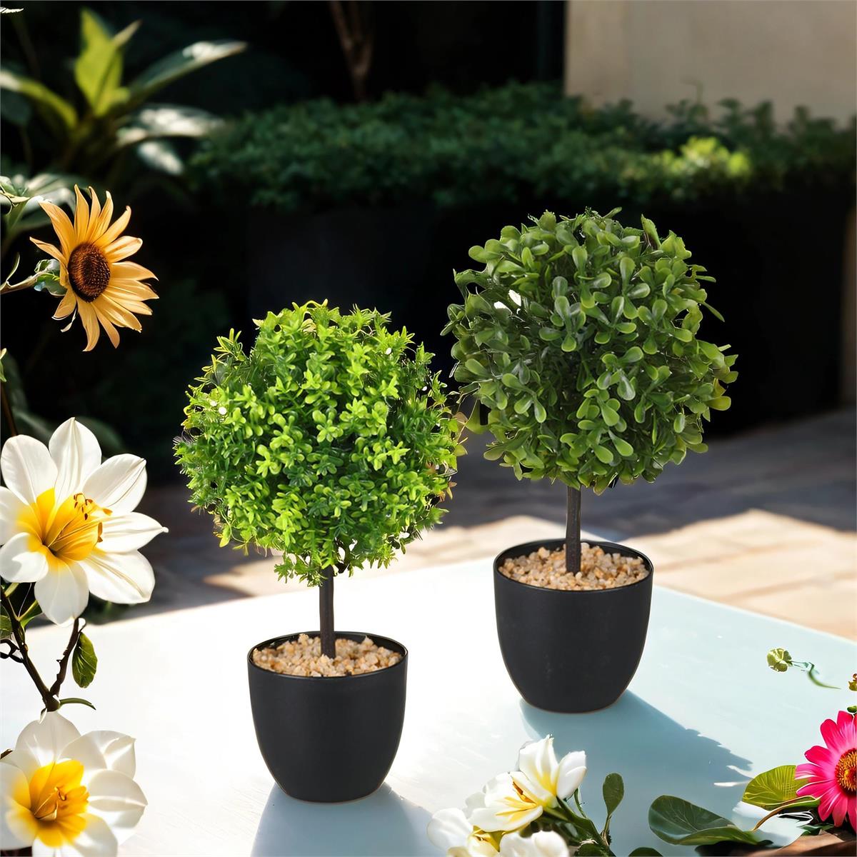 Country G. 8.5" Artificial Potted Tree Plant