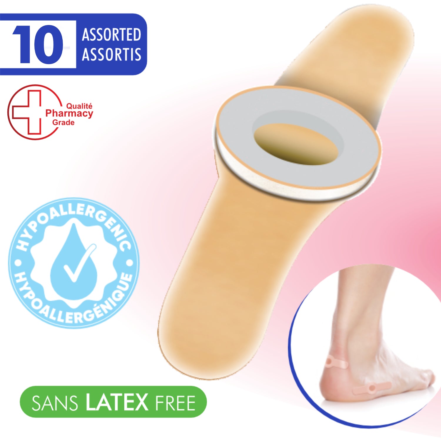 Ecoplast Corn Plasters with Center Disk, 10 Count