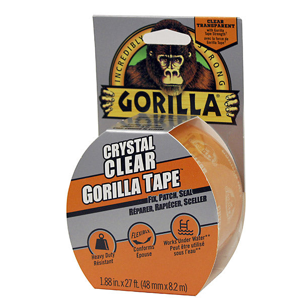 Gorilla Tape in Crystal Clear, 9 Yards
