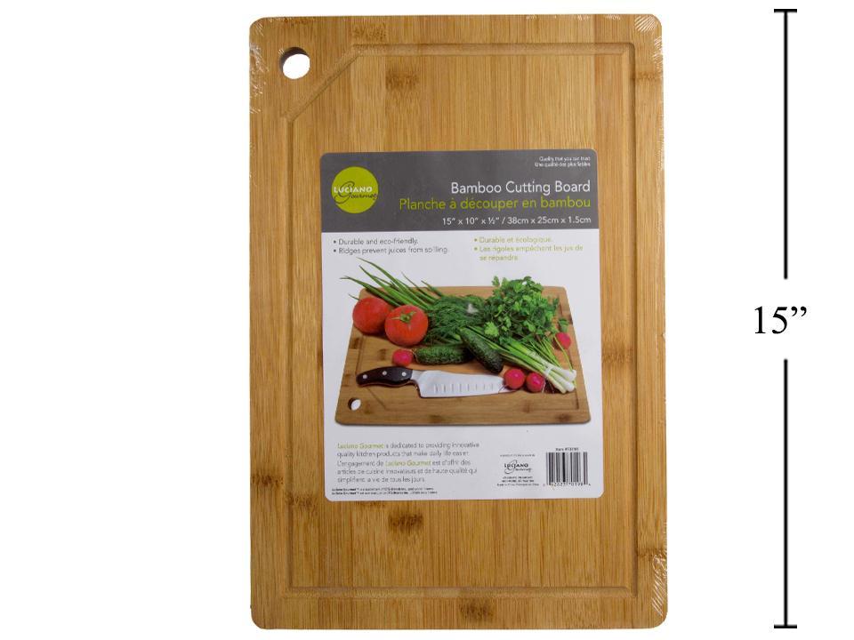 Gourmet Bamboo Cutting Board 10"x15"