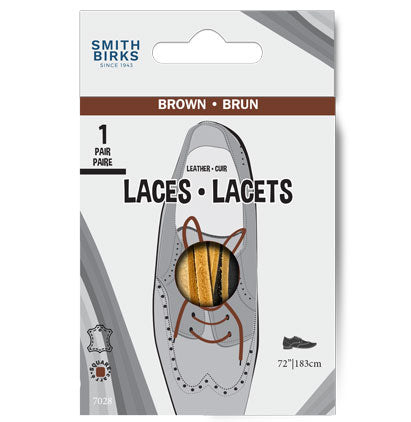 72" Leather Laces (1 Pair)