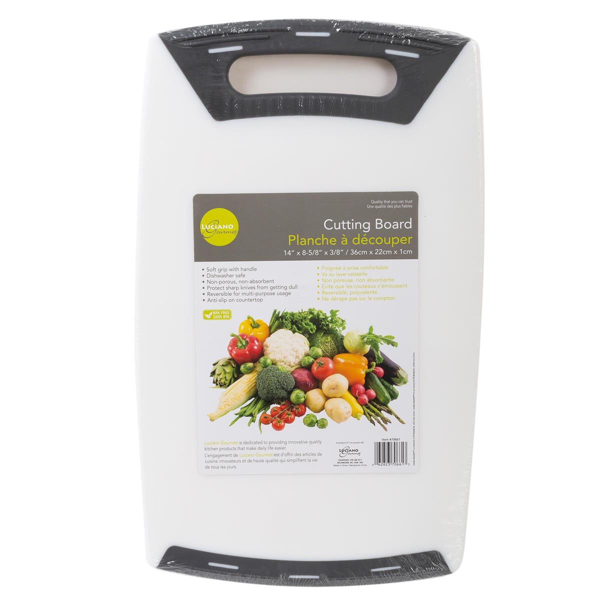 L.Gourmet Cutting Board, 14.5"x9.8"