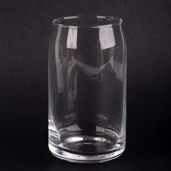 L.Gourmet Beer Can Glass, 480ml, 13.2cm H