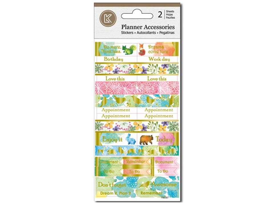 Woody's Animal Foil Planner Stickers