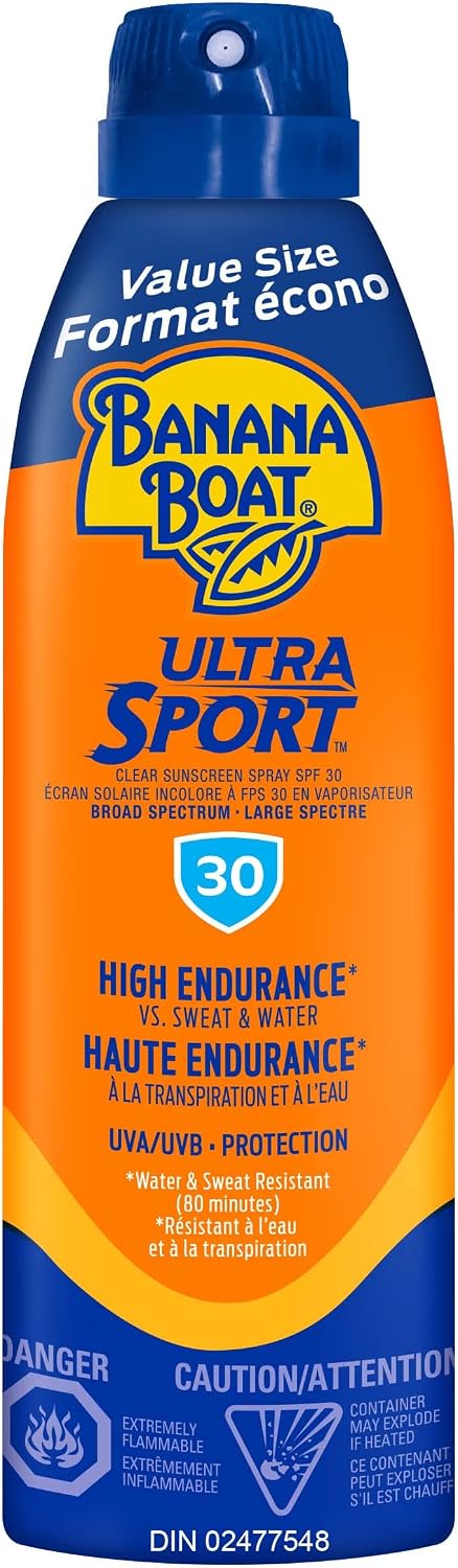 Banana Boat Ultra Sport Sunscreen Spray SPF 30, 226 g