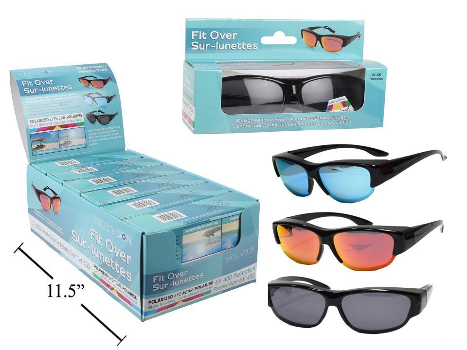 Excel Vision Men's Fit Over Sunglasses Polarized