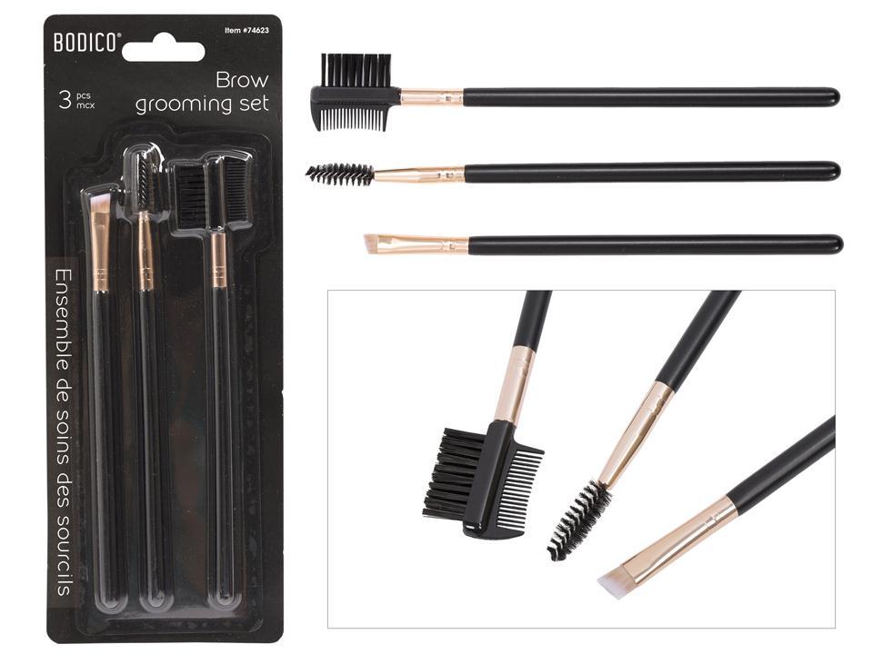 Bodico Eyebrow Grooming Set, 3-Piece