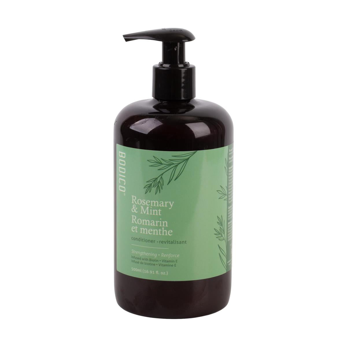 Bodico Rosemary Conditioner, 500ml Pump Bottle