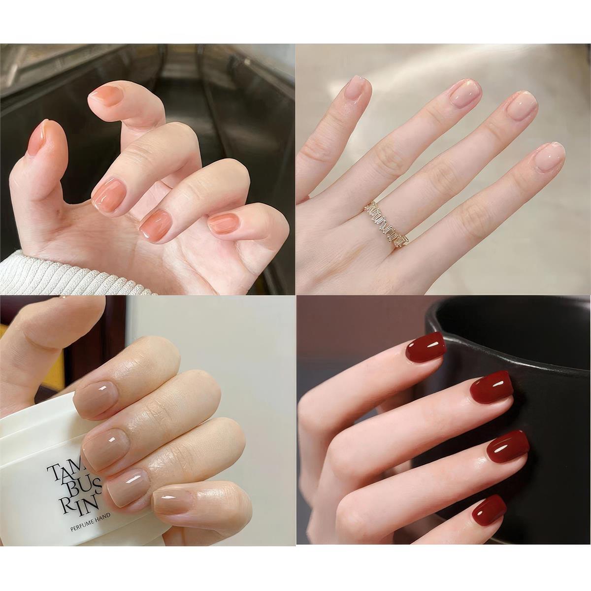 Bodico Understated Rounded Square Nails with Adhesive