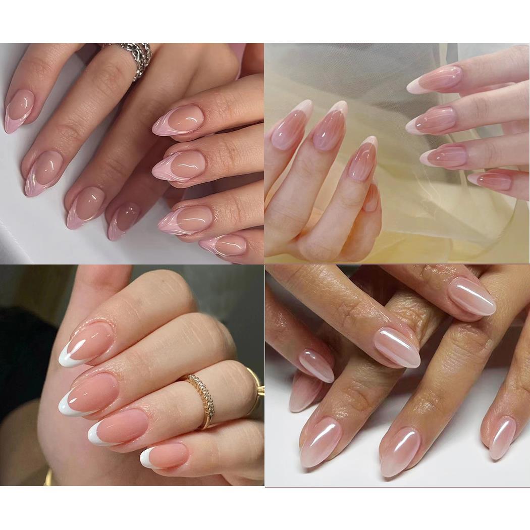 Bodico Classy Short Almond Nails, 24 Pieces