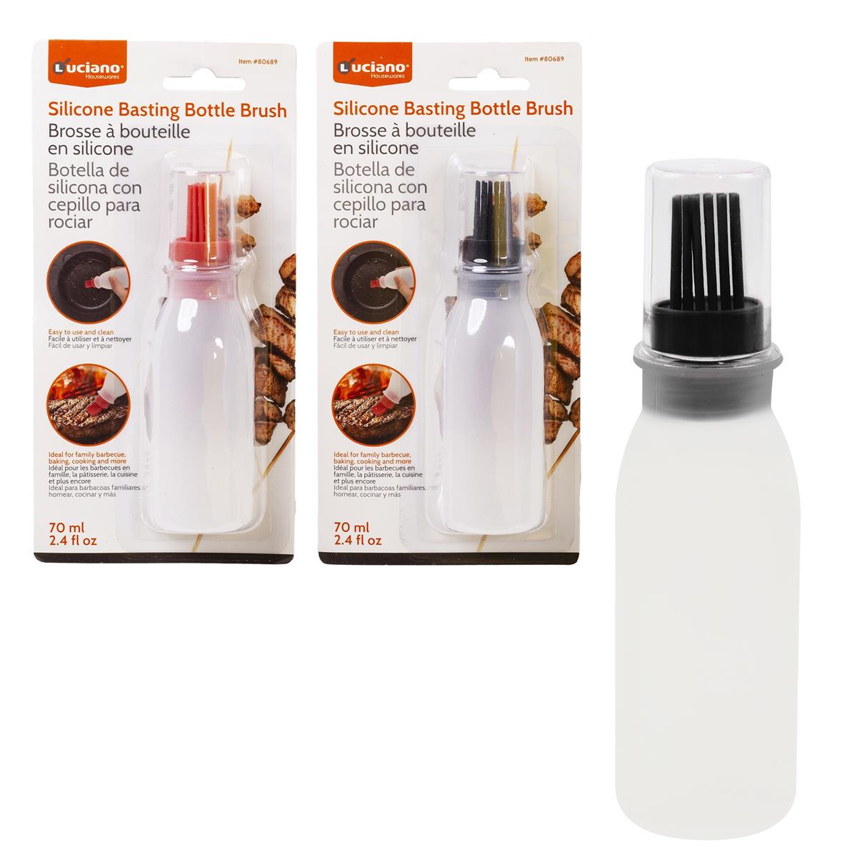 Luciano Silicone Basting Bottle Brush