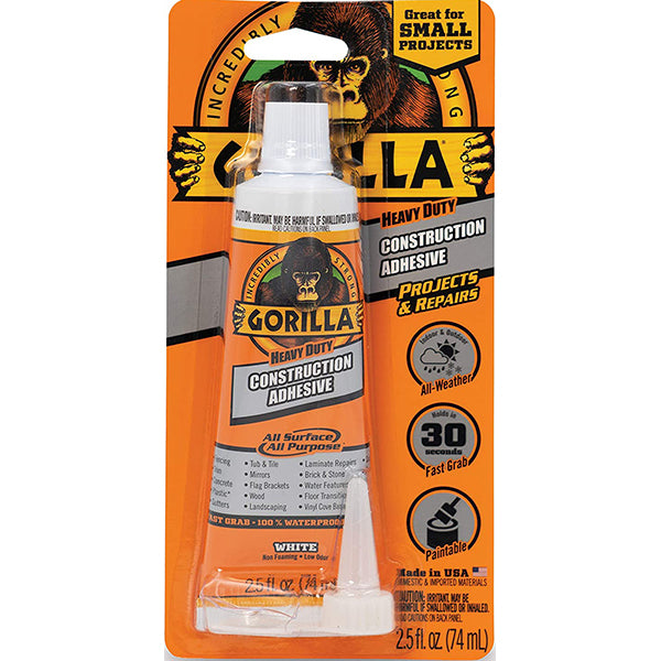 Gorilla Construction Adhesive, 74ml