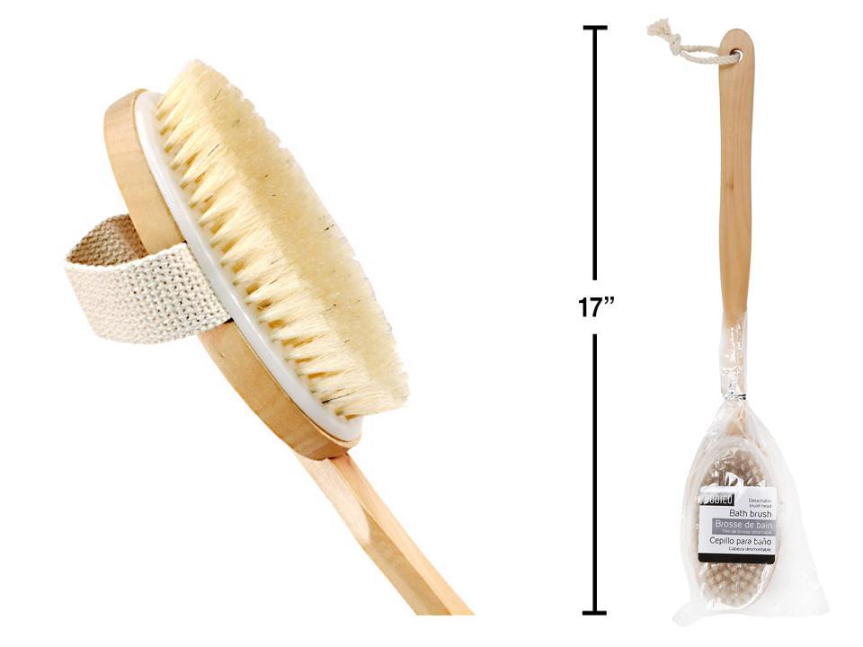 Bodico Bath Brush with Wooden Handle