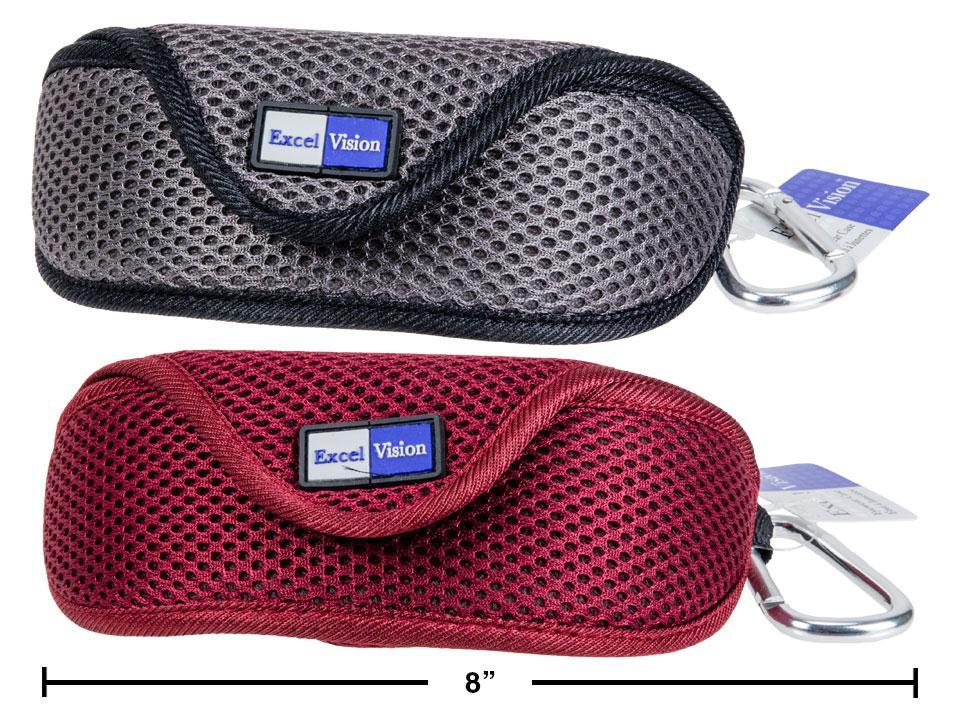 Sunglasses Case with Snap Hook (Charcoal or Black)