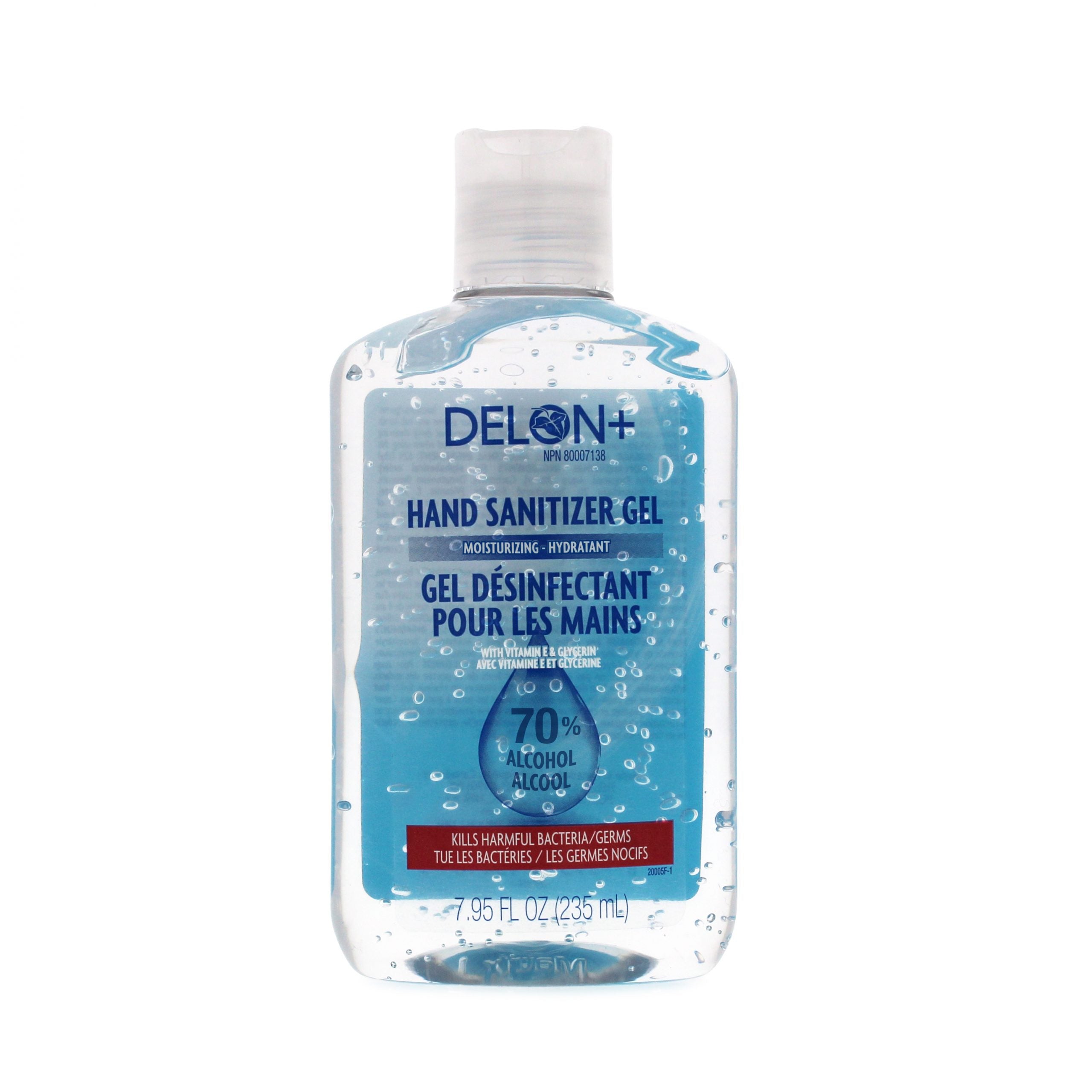 Delon Moisturizing Hand Sanitizer Gel, 236 mL