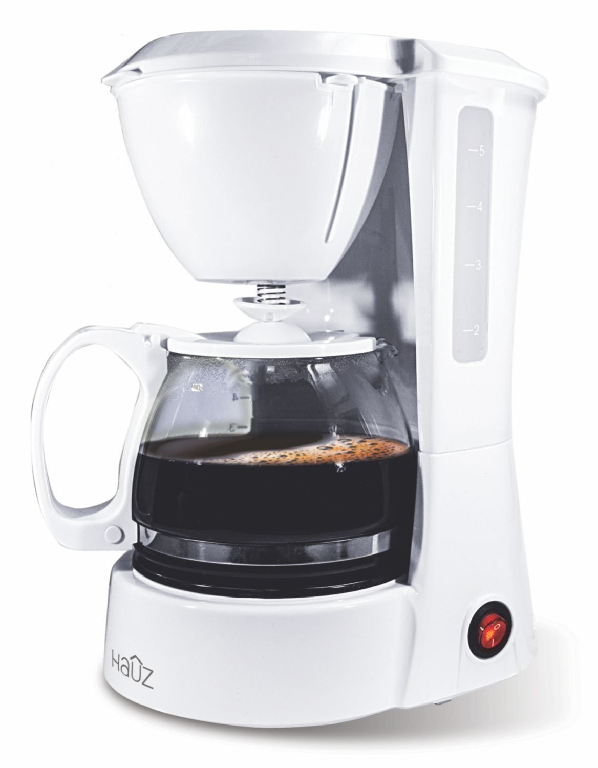 Hauz 5-Cup White Coffee Maker