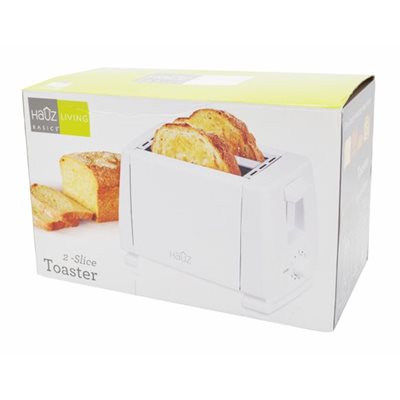White Two-Slice Toaster