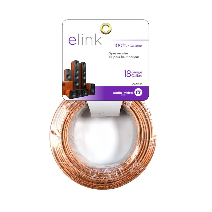 100 Ft. 18 AWG Speaker Wire