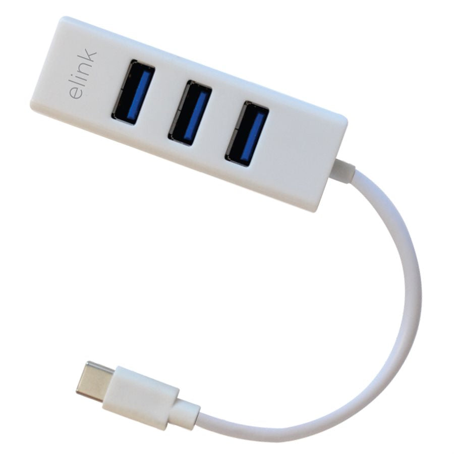 USB 3.1 Type-C to 4-Port USB-A Adapter Hub