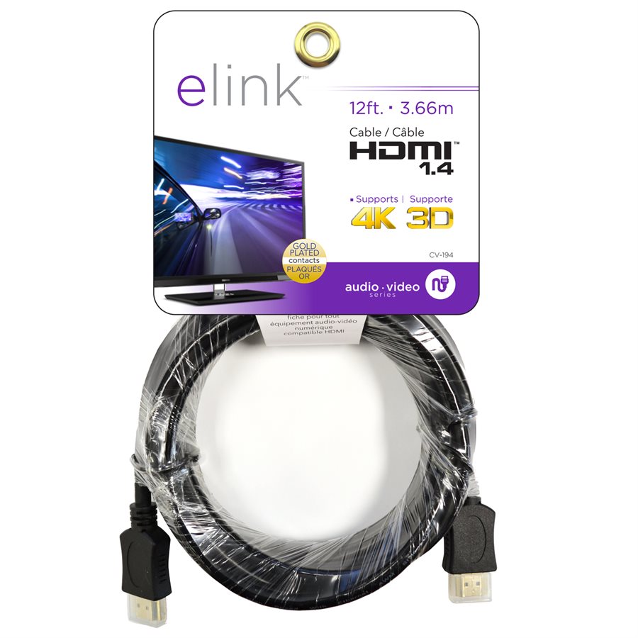 HDMI 1.3 Cable, 12 Ft.