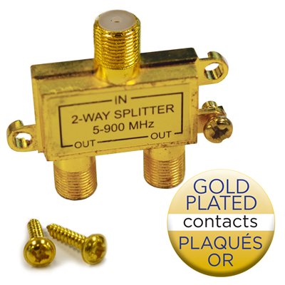 2-Way 75ohm Cable Splitter