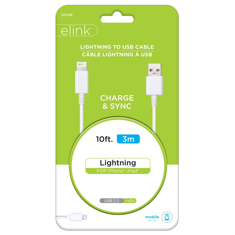 10FT USB to Lightning Cable
