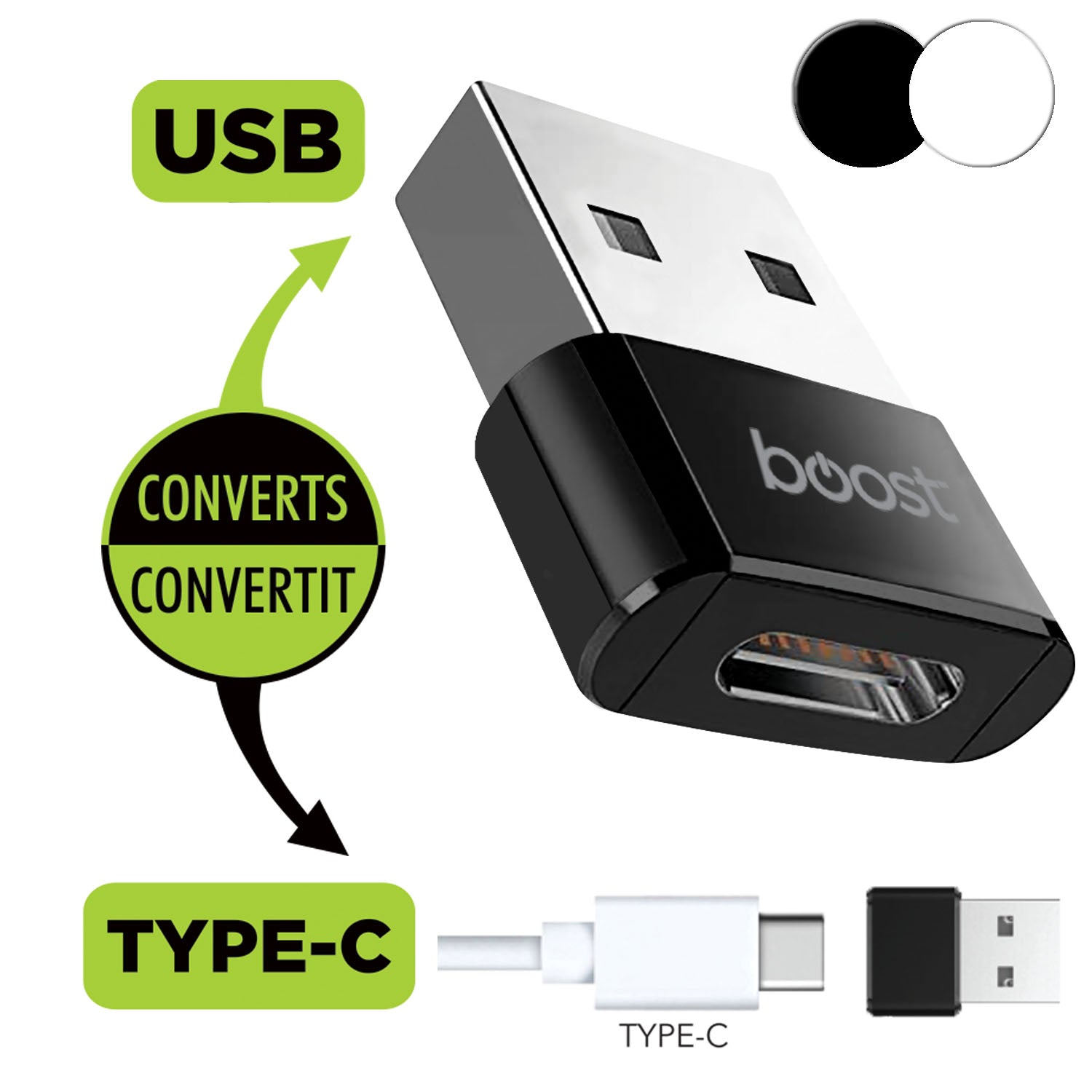 Boost USB-C to USB-A 3.0 Adapter