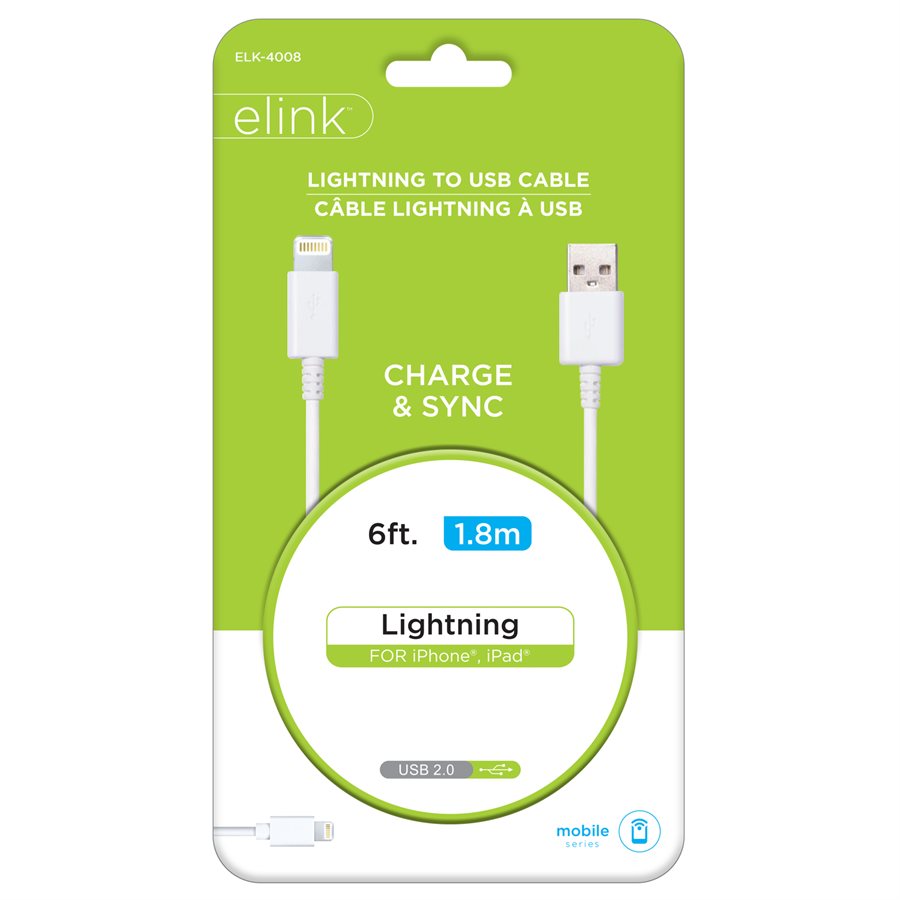 6 Ft. Lightning to USB Cable